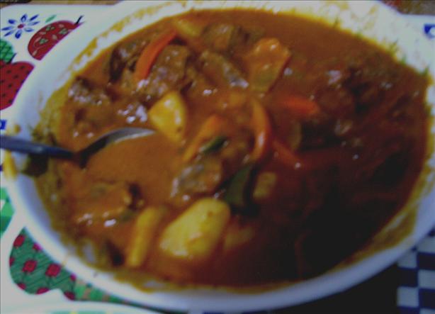 Beef Caldereta. Photo by George Clement
