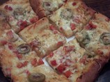 Pampered Chef Roasted Pepper Focaccia
