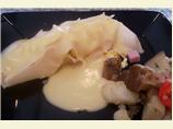 Egg, Ham and Cheese Crepes Benedict