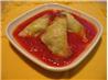 Herbed Ricotta Won Tons W/ Spicy Tomato Sauce. Recipe by Nana Lee