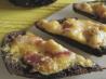 Easy Bacon and Cheese Pumpernickel Puffs. Recipe by Kittencalskitchen