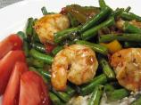 Spicy Shrimp With Green Beans & Red Pepper