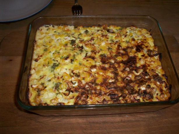 Corn Pie With Ground Beef Crust. Photo by Purple Becca
