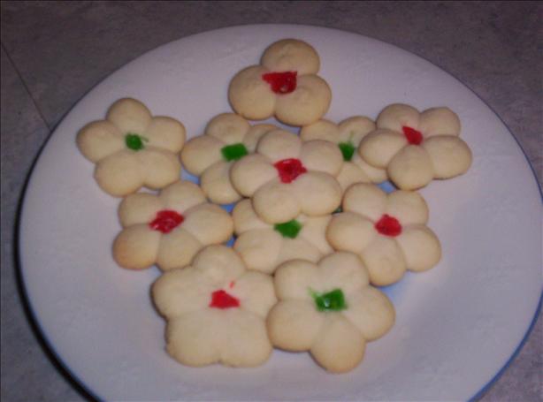 Cathy's Whipped Shortbread Cookies. Photo by Chef burnt toast