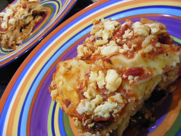Greek Lasagna-Vegetarian. Photo by Sara 76