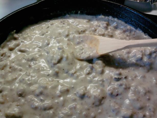 Sausage Gravy. Photo by sloe cooker