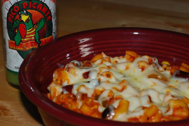 K D Chili Macaroni and Cheese Con Chipotle. Photo by Katzen