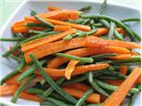 Easy Buttered Green Beans and Carrot Sticks