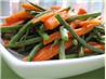 Easy Buttered Green Beans and Carrot Sticks