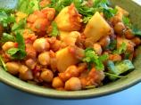 Dal With Spiced Tomatoes and Potatoes
