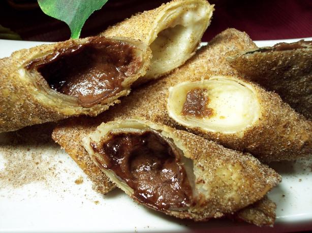 Deep-Fried Cheesecake Spring Roll Wrapper. Photo by "Ratalouille"