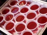 Berry Sour Apple Jello Shots