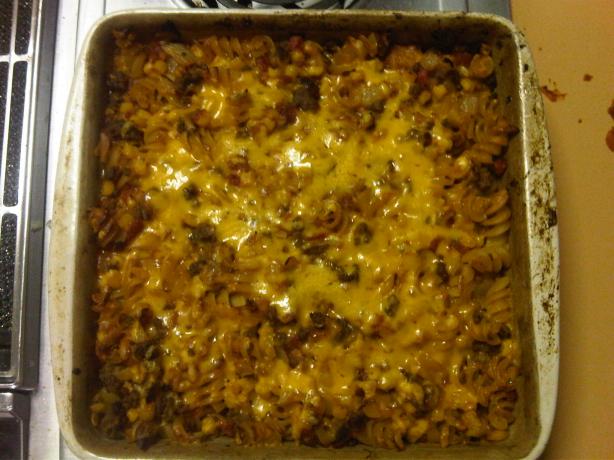 Hamburger Casserole. Photo by katy Gilson