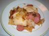Pierogies and Kielbasa Skillet Casserole