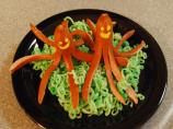 Octopus and Seaweed  (Ramen Noodles and Hot Dogs). Photo by Kay Demonbren