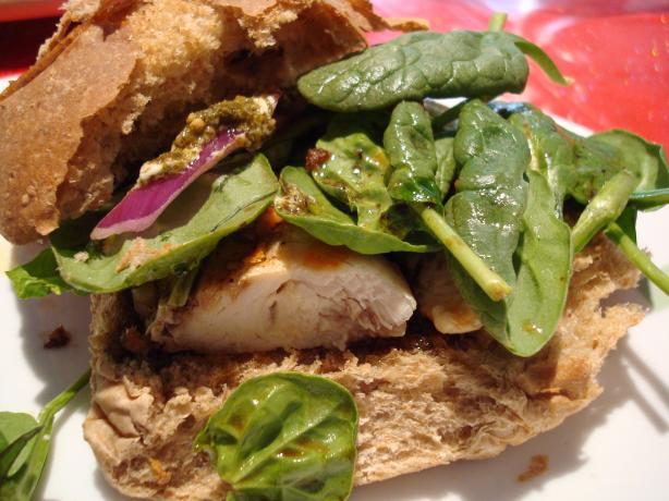 Tuscan Chicken Sandwich. Photo by Starrynews