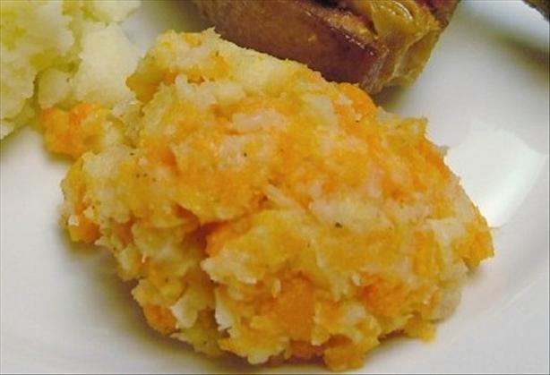 Mashed Parsnips and Carrots. Photo by PanNan