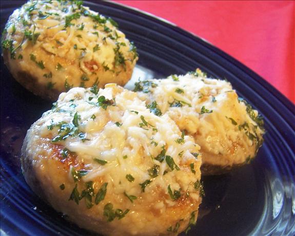 Chevre Cheese Stuffed Mushrooms. Photo by *Parsley*