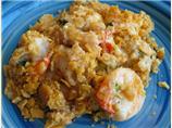 Creamy Shrimp Casserole With Buttery Crumbs
