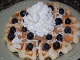 Easy and Fast Fruit 'n Cream Waffles