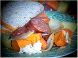 Kielbasa Potatoes, Onions & Carrots