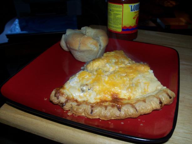 Cheddar Cheesy Meat Pie. Photo by ShortyBond