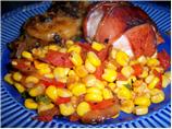 Corn and Stewed Tomatoes