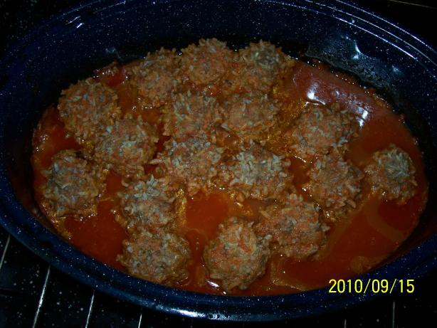 Oven Baked Porcupine Meatballs. Photo by Grammabobbie