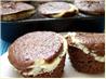 Low-Fat Chocolate Cheesecake Muffins. Recipe by Redsie