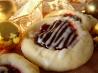 Raspberry Almond Shortbread Thumbprints