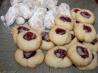 Raspberry Almond Shortbread Thumbprints