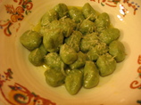 Spinach and Ricotta Cheese Gnocchi