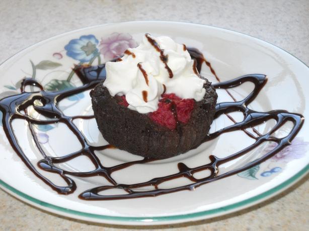 Flourless Chocolate-Raspberry Cakes. Photo by Midwest Maven