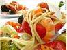 Personilized Pasta With Roasted Veggies and Shrimp. Recipe by LuckyMomof3