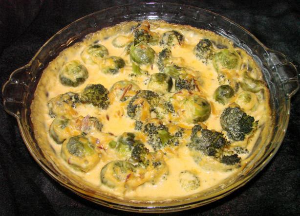 Smoked Gouda Brussels Sprouts Gratin. Photo by Boomette