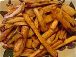 Chili Roasted Sweet Potatoes. Photo by katie in the UP