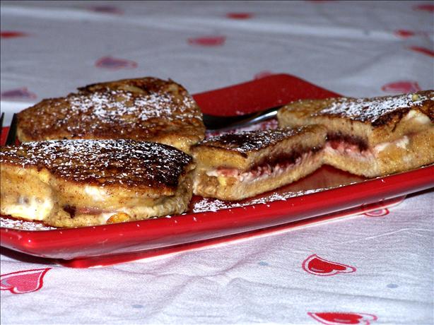 French Toast  With Raspberry, Chocolate &  Cream Cheese. Photo by Rita~