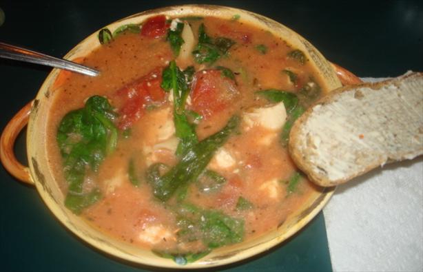 Chicken Feta Soup. Photo by Linajjac