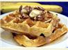 Banana Waffles With Toasted Pecans
