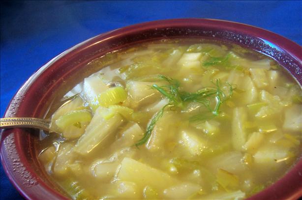 Celery Fennel Soup. Photo by *Parsley*