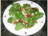 Wild Green Salad With Pomegranate Vinaigrette