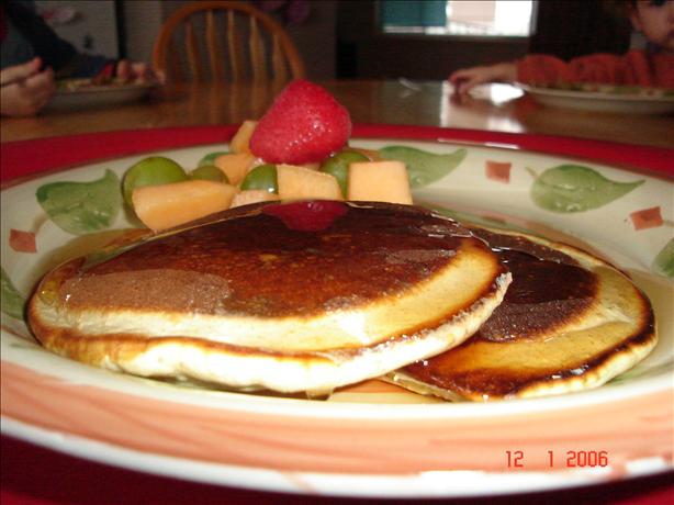 100% Whole Wheat Low Fat Pancakes. Photo by LuckyMomof3