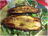 Eggplant Salad With Miso Ginger Dressing
