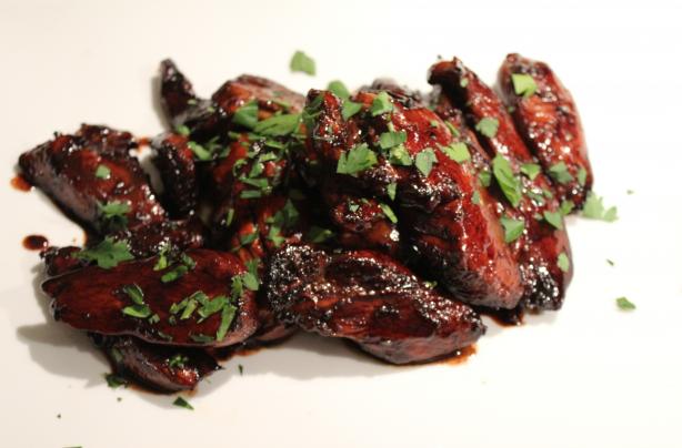 Chicken Breast With Honey-Balsamic Glaze. Photo by jennallyssa