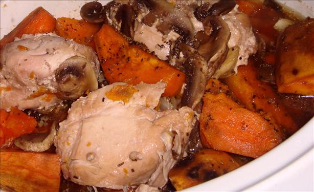Chicken & Sweet Potato Crock Pot Stew. Photo by Bev