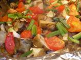 Rosemary-Roasted Jerusalem Artichokes and Tomatoes