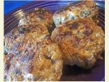 Apple and Scallion Sausage Patties