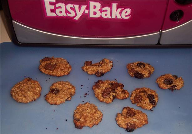 Easy Bake Oven Raisin Chocolate Chip Cookies. Photo by looneytunesfan