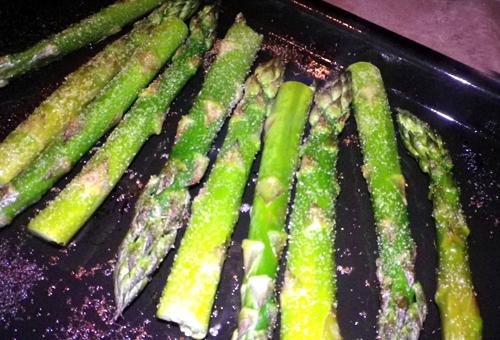 Oven Roasted Asparagus. Photo by Bergy