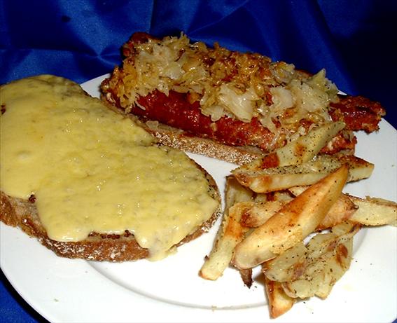 Sausage Reuben. Photo by Bergy
